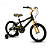 Bicicleta SK-II Preta E Amarelo Morcego Aro 16 Stone Bike - Imagem 1