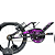 Bicicleta SK-II Preta E Roxa Aro 16 Stone Bike - Imagem 4
