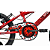 Bicicleta SK-II Preto E Vermelho Joaninha Aro 16 Stone Bike - Imagem 6