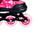 Patins Inline Ajustável G 38 Ao 41 DMR6556 Dm Toys - Imagem 3