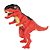 Dinossauro T-Rex Com Luz E Som DMT6825 Dm Toys - Imagem 6