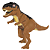 Dinossauro T-Rex Com Luz E Som DMT6825 Dm Toys - Imagem 2