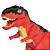 Dinossauro T-Rex Com Luz E Som DMT6825 Dm Toys - Imagem 7