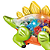 Dino Bate E Volta DMT6505 Dm Toys - Imagem 10