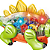 Dino Bate E Volta DMT6505 Dm Toys - Imagem 9