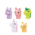 Fantoches De Dedo Com 5 Animais Babys DMT6818 Dm Toys - Imagem 5