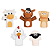 Fantoches De Dedo Com 5 Animais Babys DMT6818 Dm Toys - Imagem 9