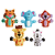 Fantoches De Dedo Com 5 Animais Babys DMT6818 Dm Toys - Imagem 6