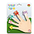 Fantoches De Dedo Com 5 Animais Babys DMT6818 Dm Toys - Imagem 3