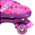 Patins Roller Ajustável M 34-37 Com Acessórios DMR6547 Dm Toys - Imagem 7