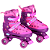 Patins Roller Ajustável M 34-37 Com Acessórios DMR6547 Dm Toys - Imagem 2