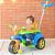 Triciclo Baby Trike Evolution Azul 614 Biemme - Imagem 2