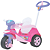 Triciclo Baby Trike Evolution Rosa 611 Biemme - Imagem 1