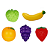 Kit Frutinha Cre Crec Com 5 Peças Art Brink - Imagem 2