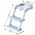 Assento Redutor Com Escadinha Azul PF24307 Zippy - Imagem 3