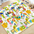 Tapete Infantil Emborrachado Dob Bichinhos 194x147cm PF24398 Zippy Toys - Imagem 2