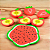 Borracha Divertida Frutas Com 25 Unidades YP8213 Yins Papper - Imagem 5