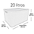 Caixa Organizadora Rattan Preta 20 Litros 25598 Plasnew - Imagem 3