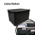 Caixa Organizadora Rattan Preta 40 Litros 25603 Plasnew - Imagem 3