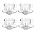 Conjunto De Xícaras Safira 110ml Com 8 Peças GL7342 Original - Imagem 3