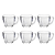 Conjunto De Xícaras Mug 110ml Com 6 Peças VDA09084 Wincy - Imagem 2