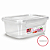 Pote De Plastico Com Trava Gourmet 1400ml 3075 Erca Plast - Imagem 1