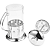 Cafeteira Francesa De Vidro E Inox 350ml IXB09005 Wincy - Imagem 3