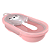 Conjunto De Alimentacao Papinha Urso Rosa 240ml 16627 Plasútil - Imagem 1
