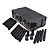 Estante Atena De Plástico Rattan Preta 25810 Arqplast - Imagem 3