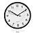 Relógio De Parede Redondo Preto 25cm RLG25001 Home Art - Imagem 2