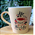 Caneca De Cerâmica Coffee 300ml CEC01087 Rio De Ouro - Imagem 2