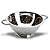 Escorredor De Massas Com Pé Inox 20cm IXB03202 Wincy - Imagem 2