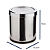 Lixeira Basculante Inox 3 Litros WX011506 Wellmix - Imagem 2