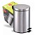 Lixeira Com Pedal Inox Balde Interno Removivél 3 Litros CK649 Clink - Imagem 1