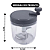 Processador De Alimentos A Manivela 500ml CK6048 Clink - Imagem 2
