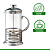 Cafeteira Francesa Lyon De Vidro E Inox 600ml Caft-014 Hauskraft - Imagem 3