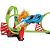 Pista Super Track Express Wheels 22 Peças BR1016 Multilaser - Imagem 3
