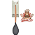 Colher De Silicone Com Cabo De Madeira 31cm 5151 Bons Cheffs - Imagem 1