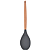 Colher De Silicone Com Cabo De Madeira 31cm 5151 Bons Cheffs - Imagem 2