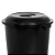 Cesto Fechado Preto Com Tampa 97 Litros 1521 Plasnew - Imagem 3