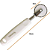 Carretilha Cortador De Pastel Inox Cabo Branco SL0378 Original - Imagem 2