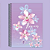 Caderno Espiral Capa Dura Flowers 80 Folhas Maxima - Imagem 5