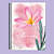 Caderno Espiral Capa Dura Flowers 80 Folhas Maxima - Imagem 2
