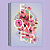 Caderno Espiral Capa Dura Flowers 80 Folhas Maxima - Imagem 3