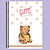 Caderno Espiral Capa Dura Cute 80 Folhas Maxima - Imagem 2