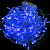 Pisca Pisca Cascata 100 Led Azul 8 Funções Lumina Home - Imagem 2