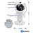 Projetor Galáxia Bluetooth Astronauta Luzes E Estrelas 110v/220v - Imagem 2