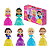Boneca Princesas 10 Peças 380 GGB - Imagem 1