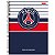 Caderno Espiral Capa Dura Paris Saint Germain 160 Folhas Foroni - Imagem 2