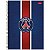Caderno Espiral Capa Dura Paris Saint Germain 160 Folhas Foroni - Imagem 3